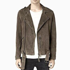 All Saints Takeo Biker Jacket - Mens Medium
